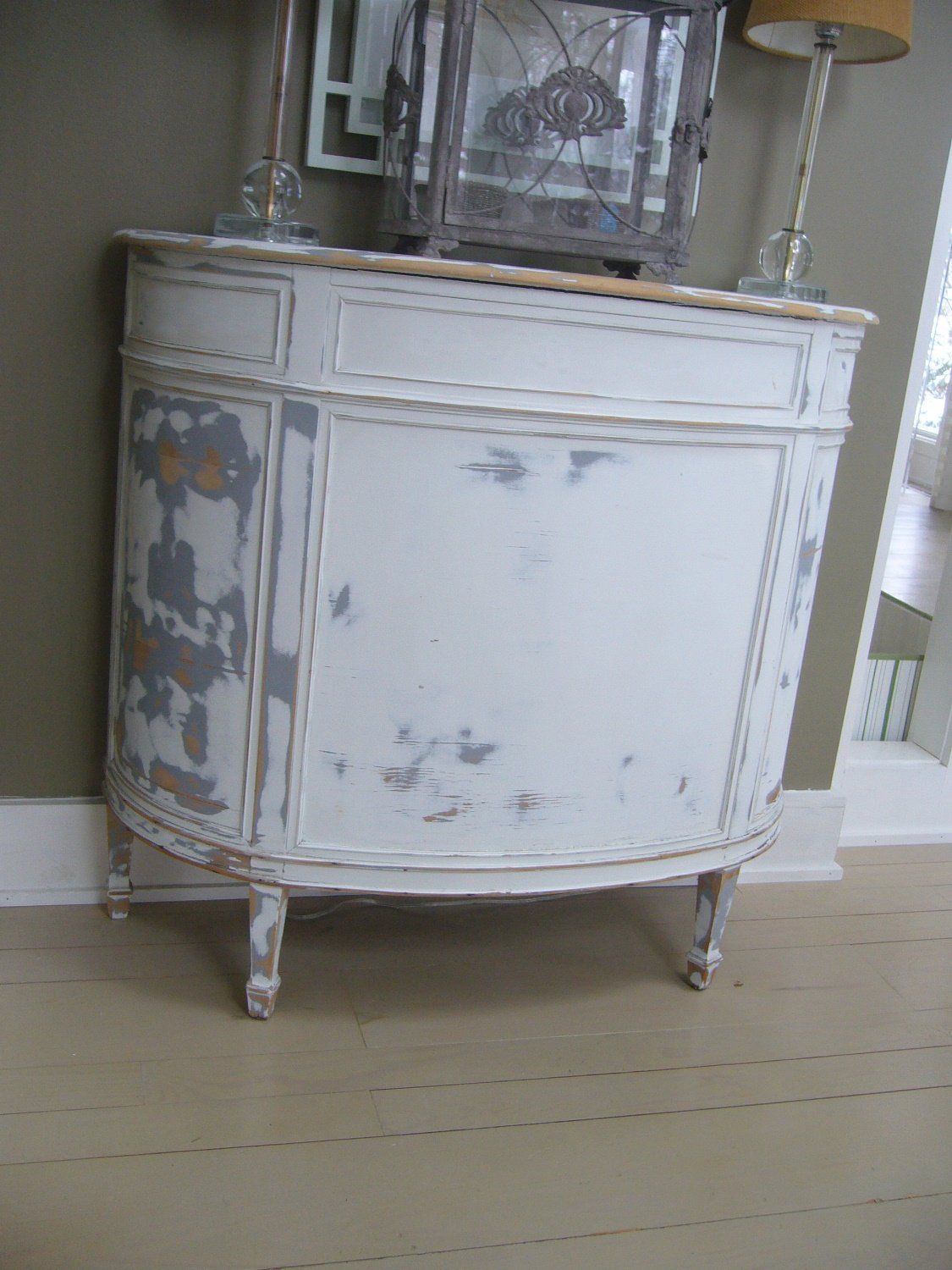 White side table