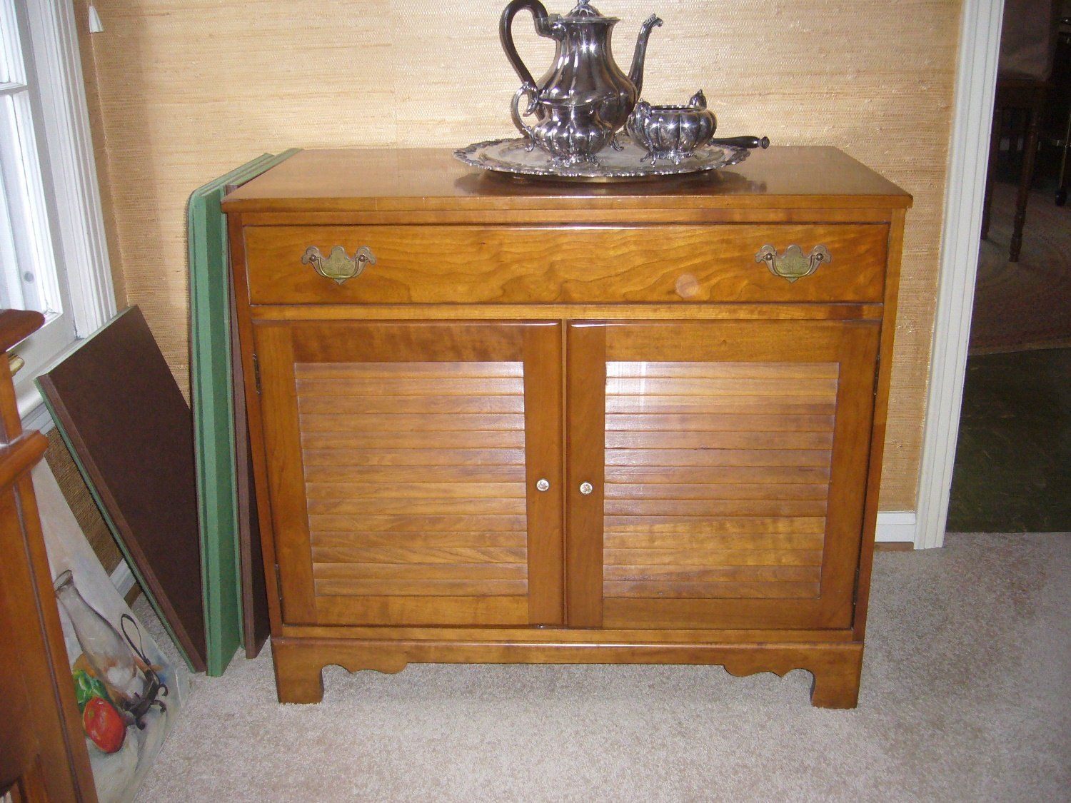 Antique mini wooden cabinet