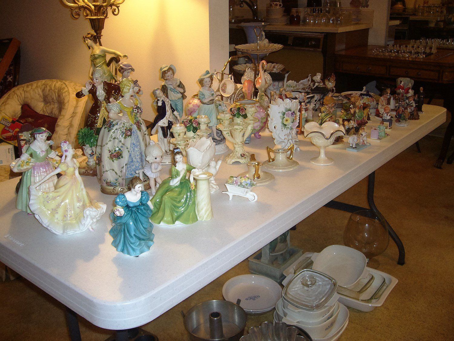 Antique figurines on sale