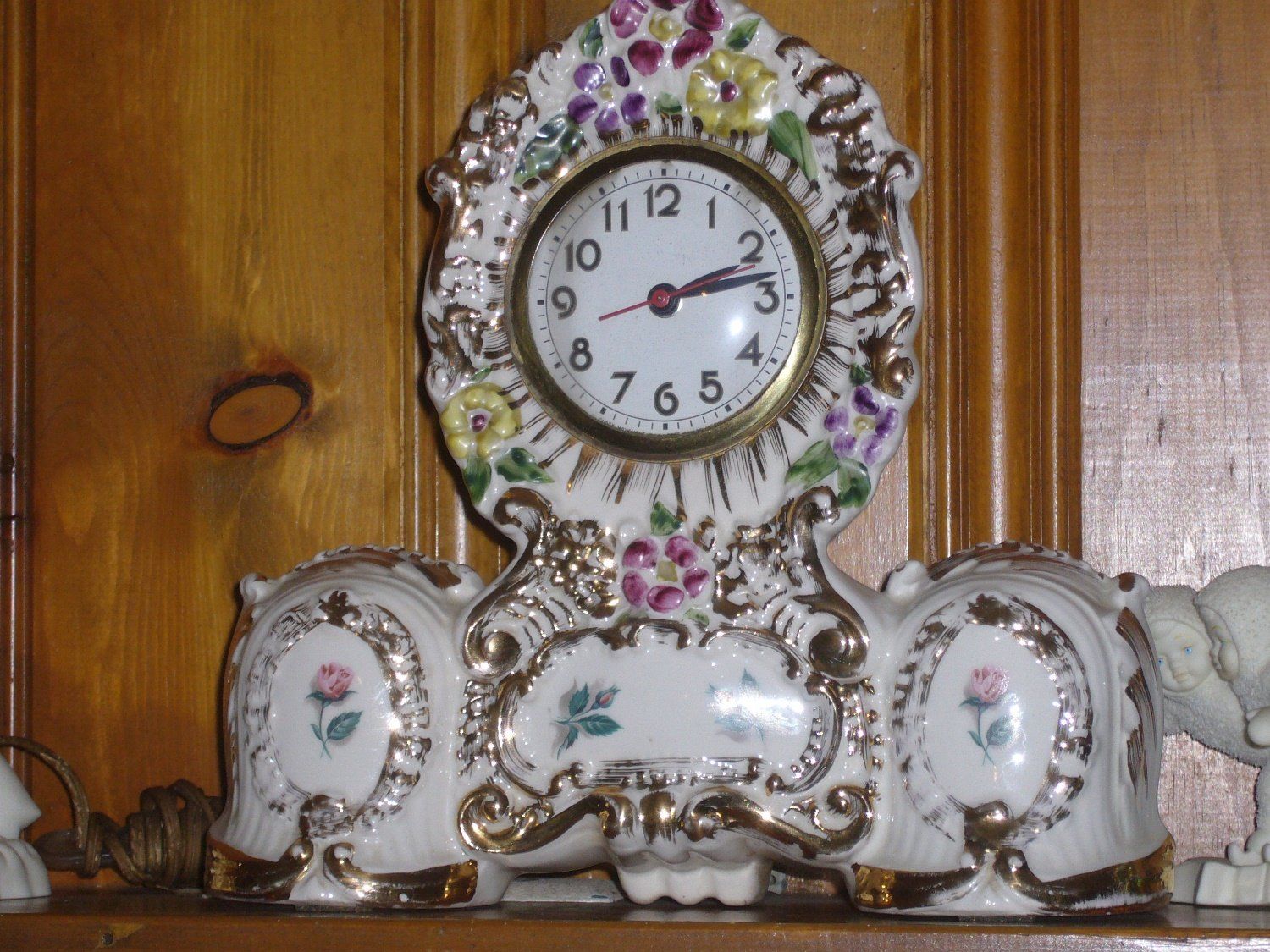 Antique white clock