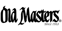 Ona Masters logo with Old English font and