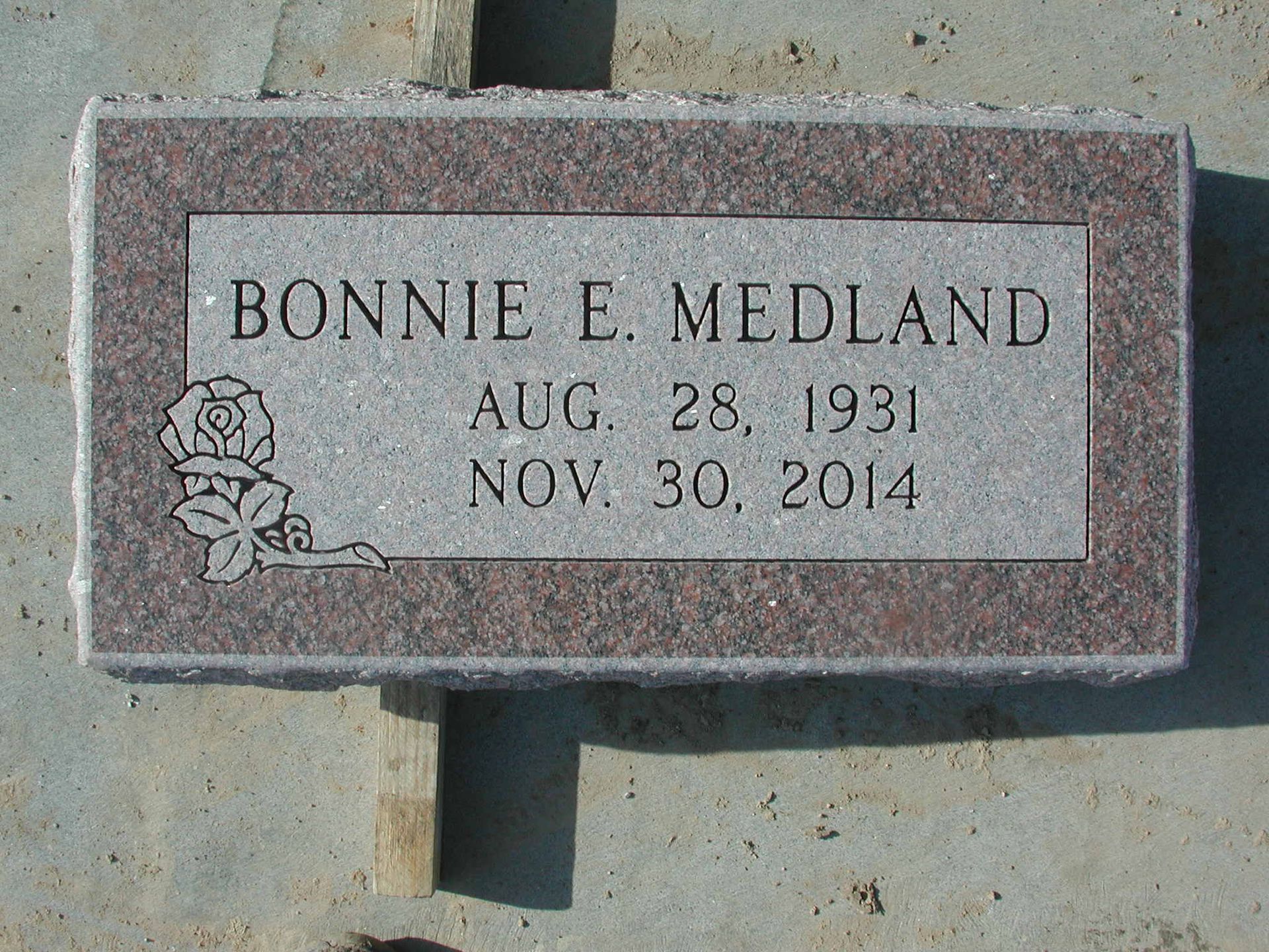 Medland Headstone