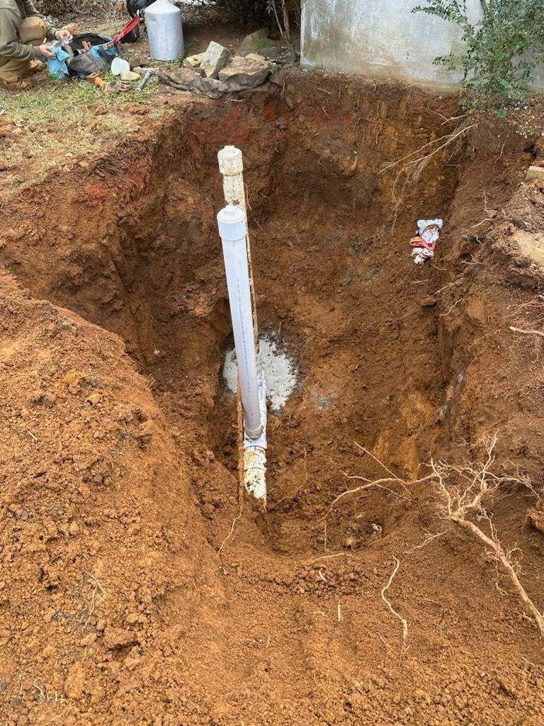 plumbing installation underground