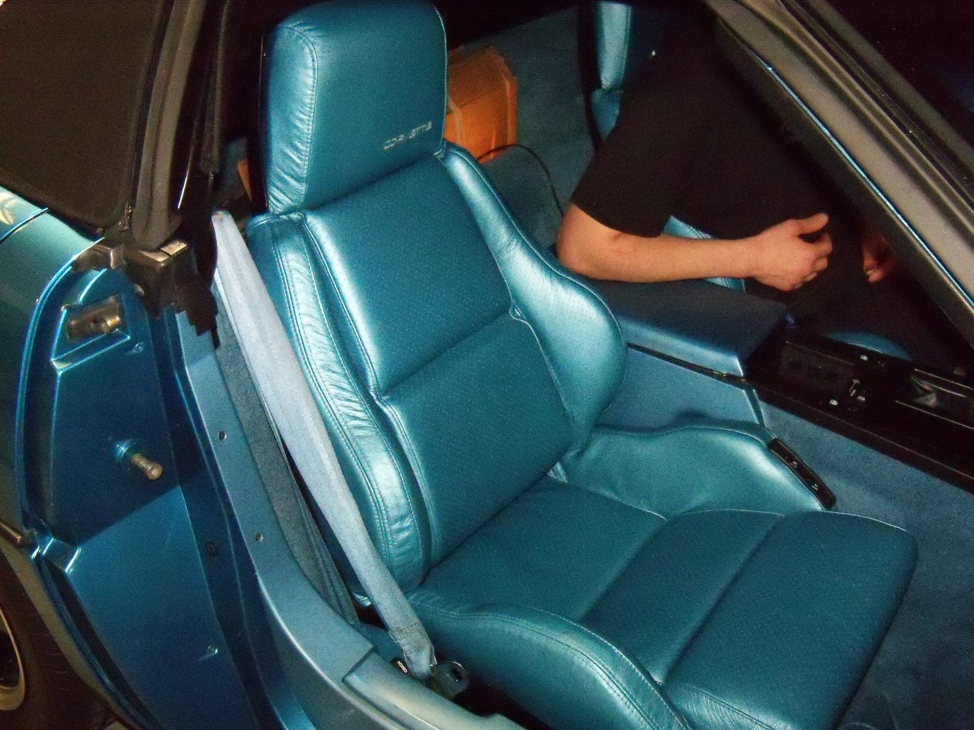Newly repaired car chair