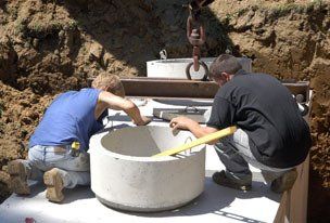 repairing septic tank