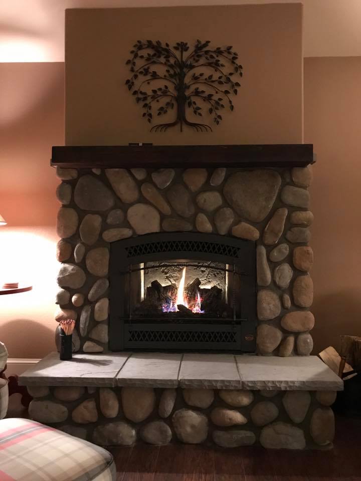 Indoor fireplace
