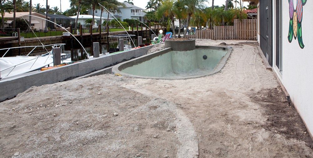During Pool Decking, Lighthouse Point, FL