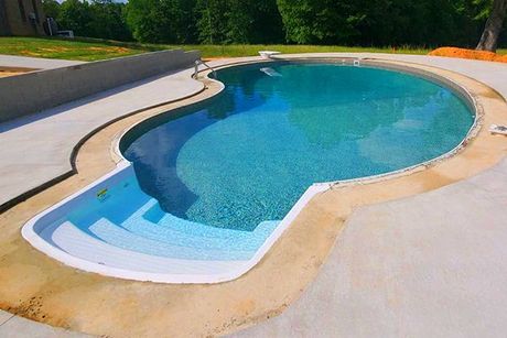Completed pool project