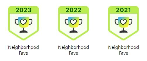 Neighborhood fave badges