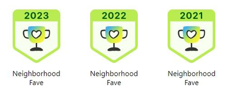 Neighborhood fave badges