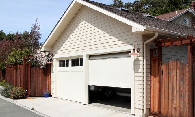 Garage door opening