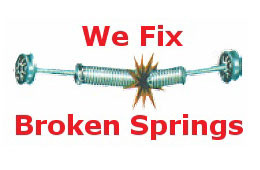 Garage Door we fix Broken springs