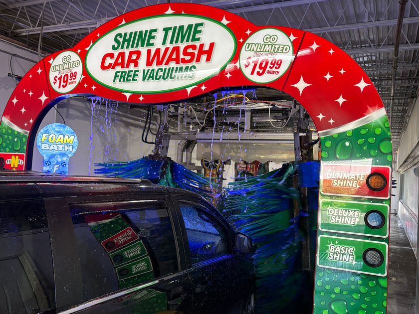 Car Wash Entrance