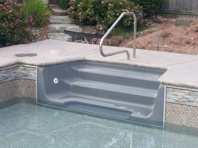 swimming pool stairs
