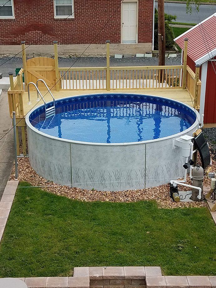 above ground pool