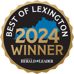 A badge that says Best of Lexington 2024 Winner