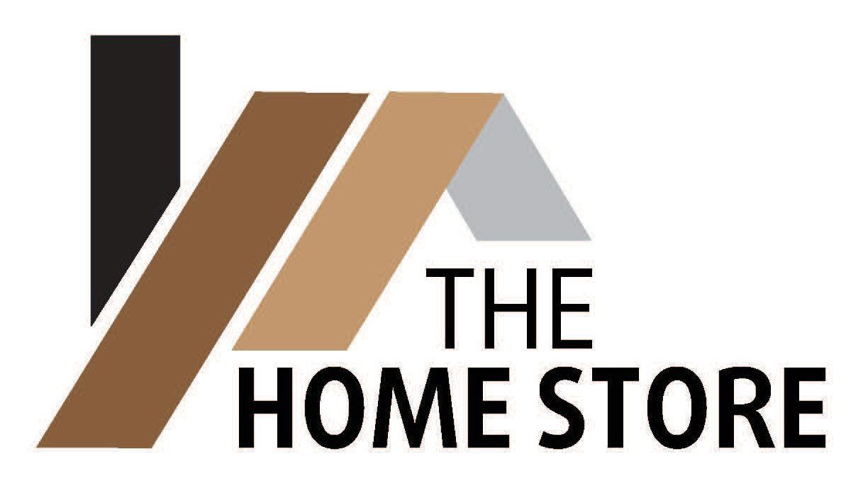 The Home Store logo with brown and tan geometric shapes and black text on a white background