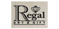 Regal Art & Gift logo with a stylized crown above the word 