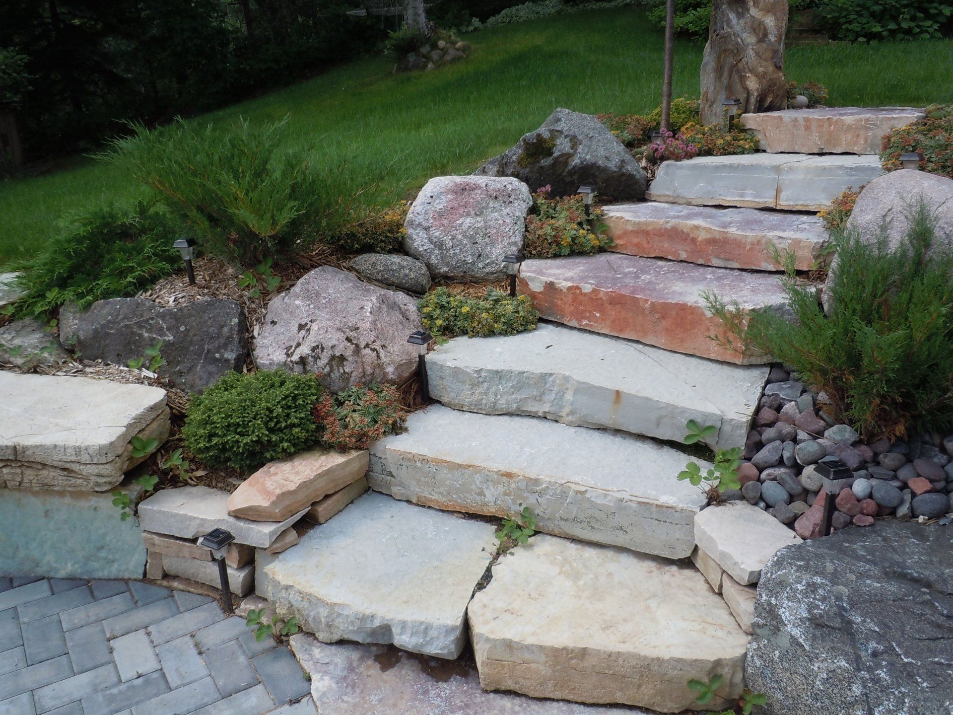 stone steps