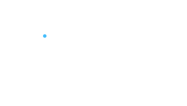 A single, small, solid light-blue circle floating against a plain white background.