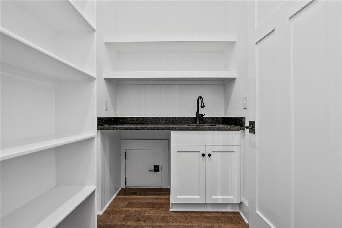 Pantry room with sink