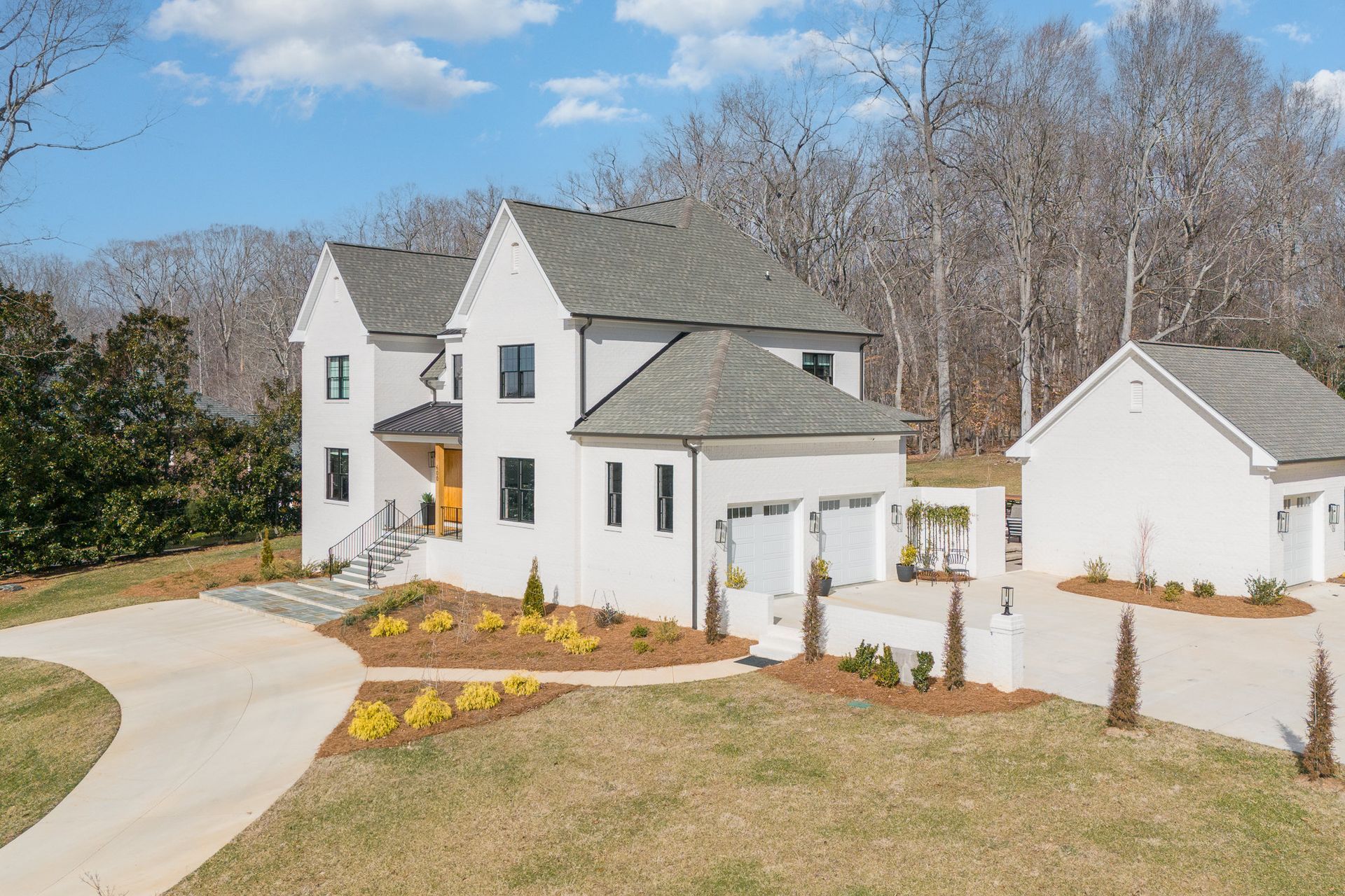 The Winston home side exterior