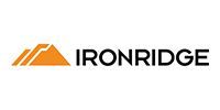 IronRidge logo with orange roof icon and black wordmark