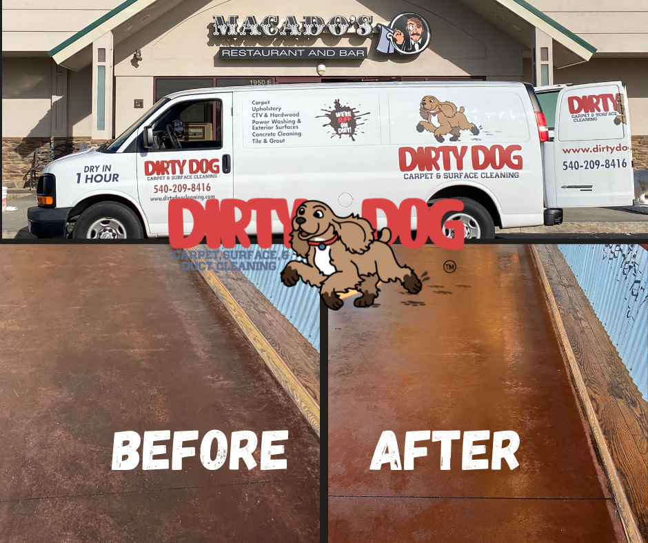 Before and After cleaning