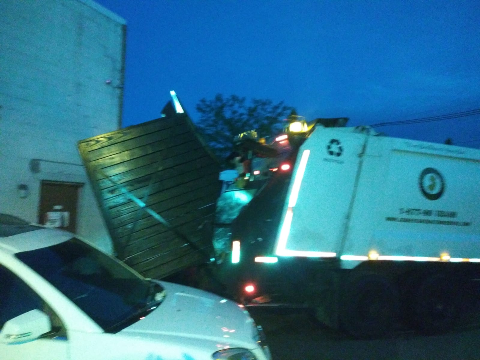 Jersey Cleaning garbage vehicle