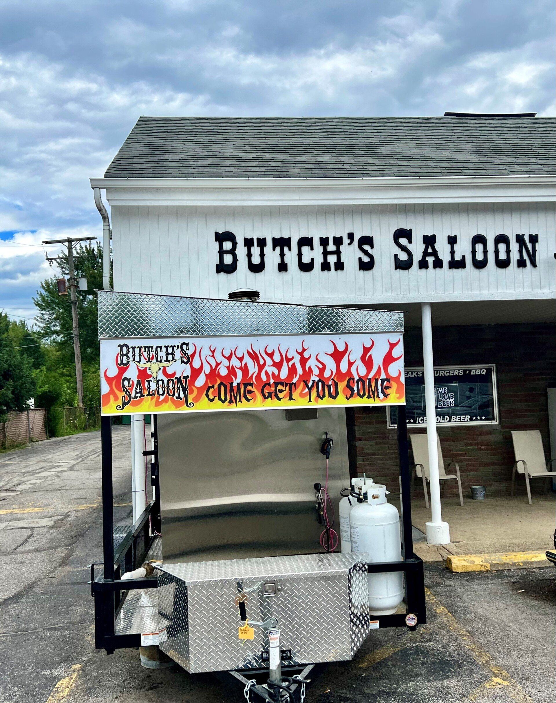 Outside Butch's Saloon