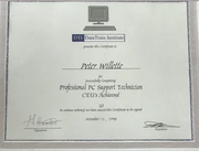 A certificate #2