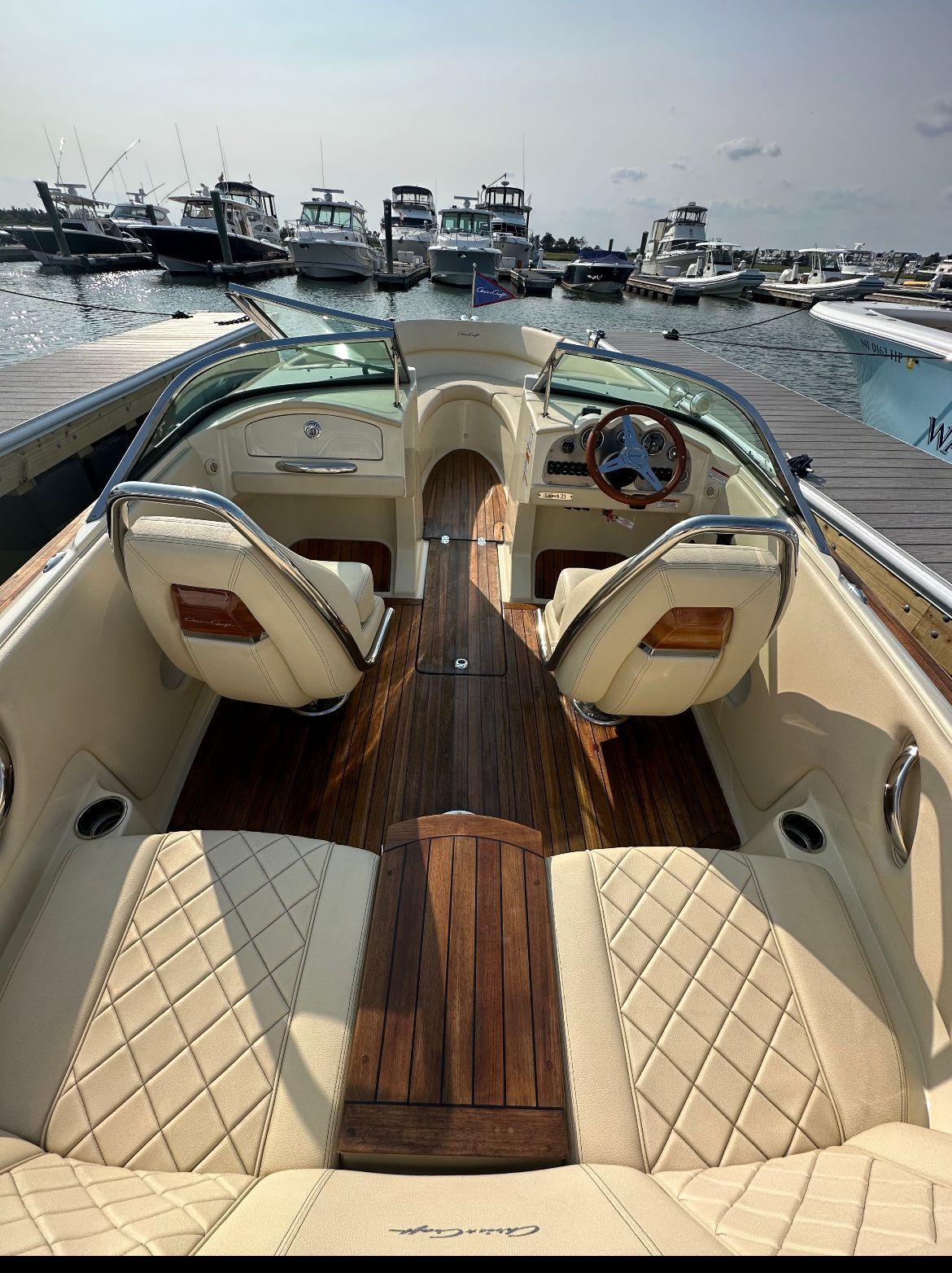 boat after detailing service