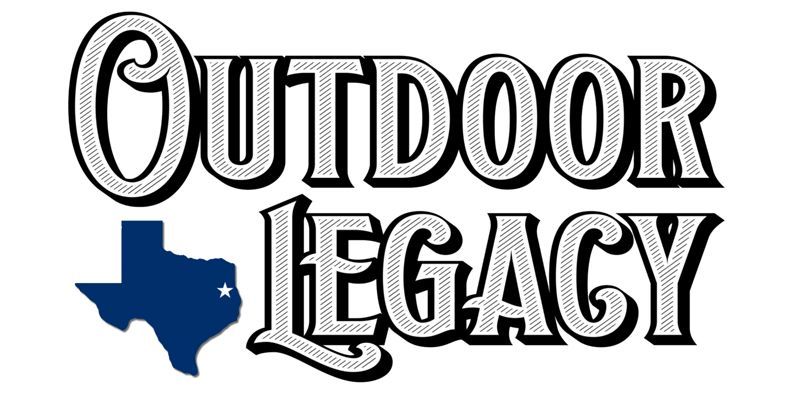 Outdoor Legacy logo with text and Texas outline.