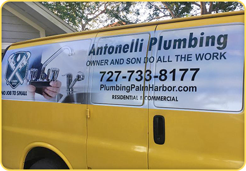 Antonelli Plumbing truck