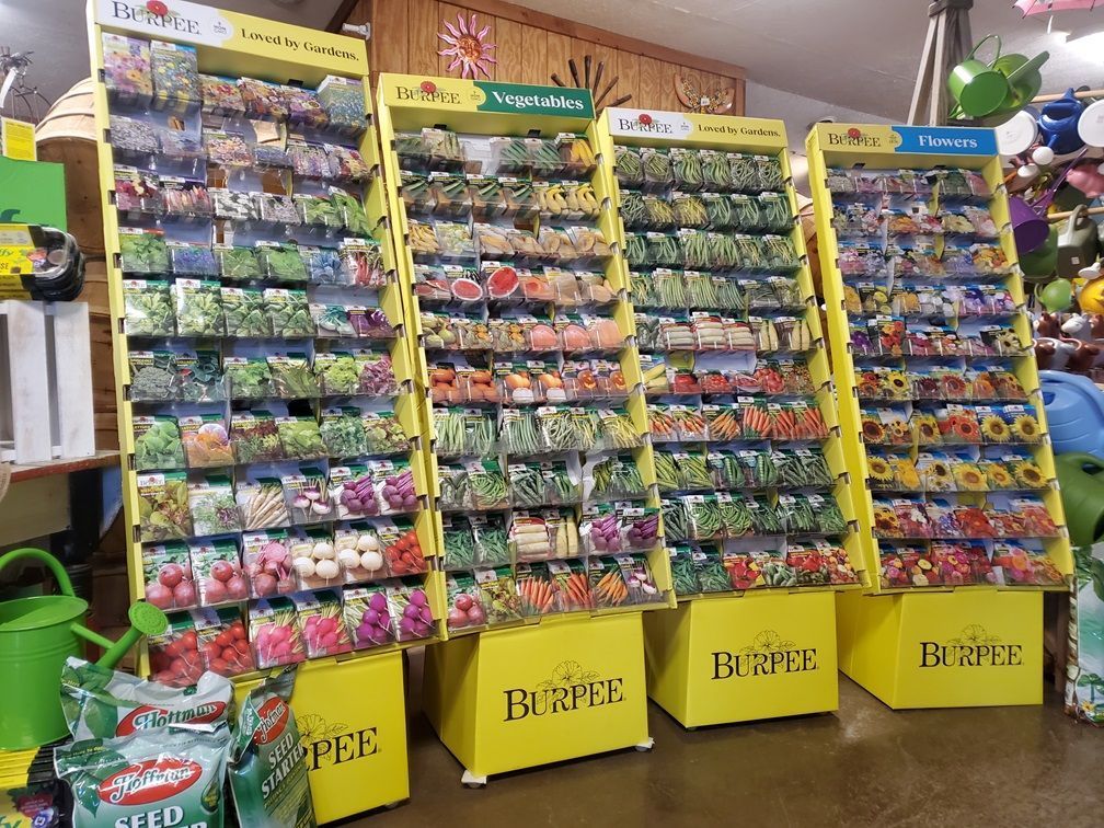 A store filled with lots of different types of seeds