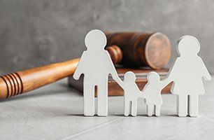 Learn More About Guardianship and Conservatorship Family figure and gavel