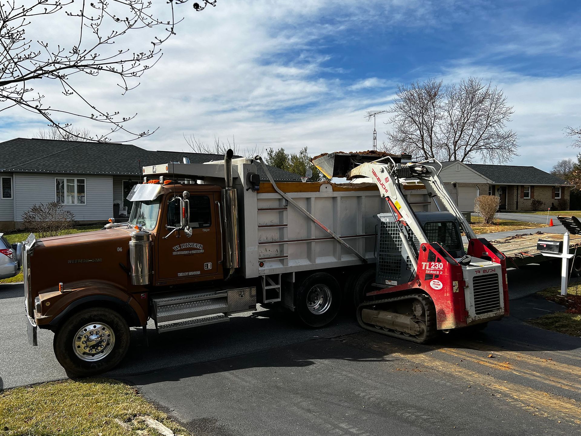 W. Rineer Excavating & Trucking LLC Recent Project