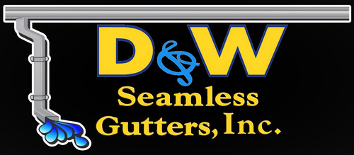 D&W Seamless Gutters Logo
