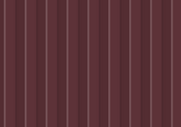 Maroon vertical striped background with alternating dark and lighter brown lines.