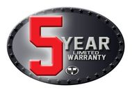 5 years limited warranty