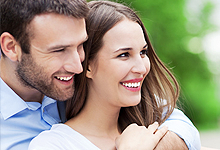Smiling couple
