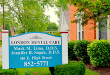 London Dental Care signage