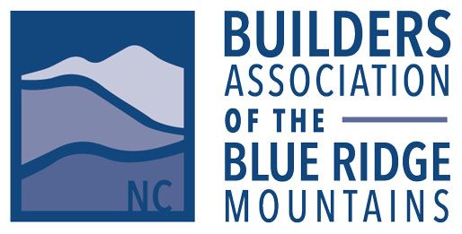 The logo for the builders association of the blue ridge mountains
