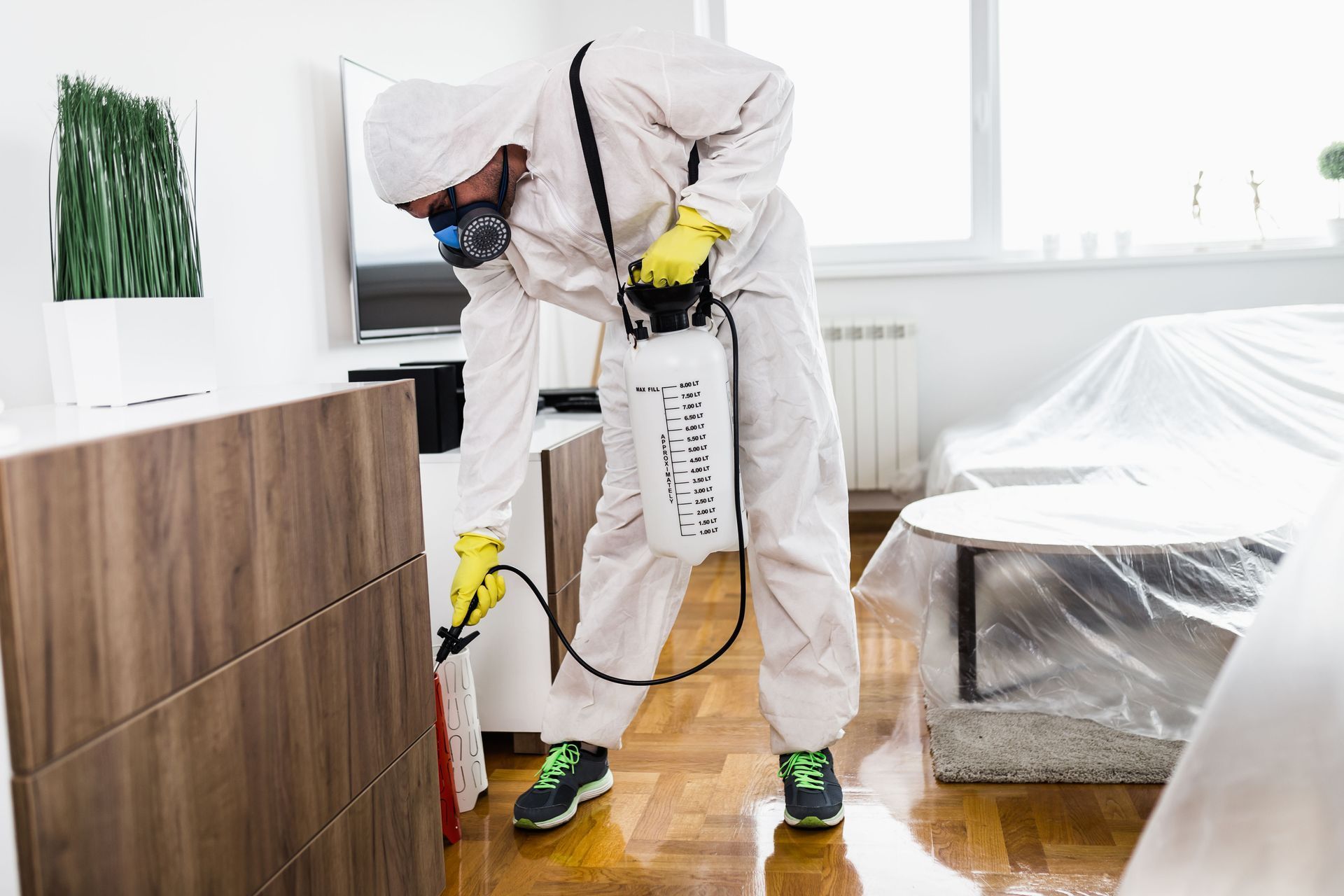 Plumstead Border night exterminators inspecting kitchen sinks