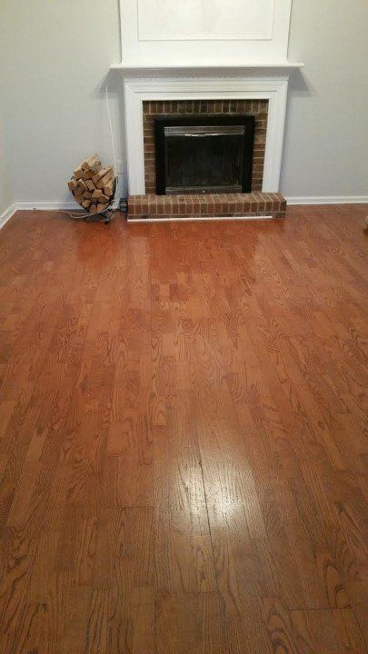 Wooden floor after