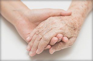 Elderly hand