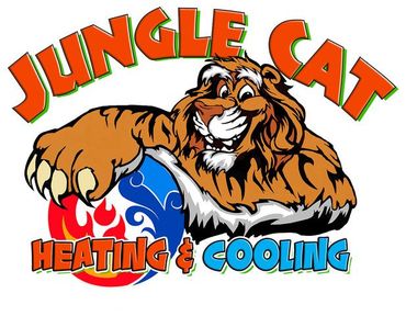Jungle Cat Heating & Cooling - Logo