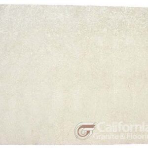 Off-white square tile with subtle textured pattern, possibly stone.