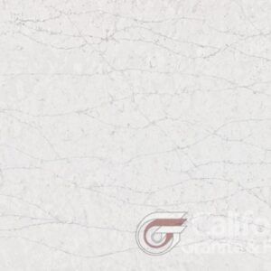 White marble slab with subtle grey veining.