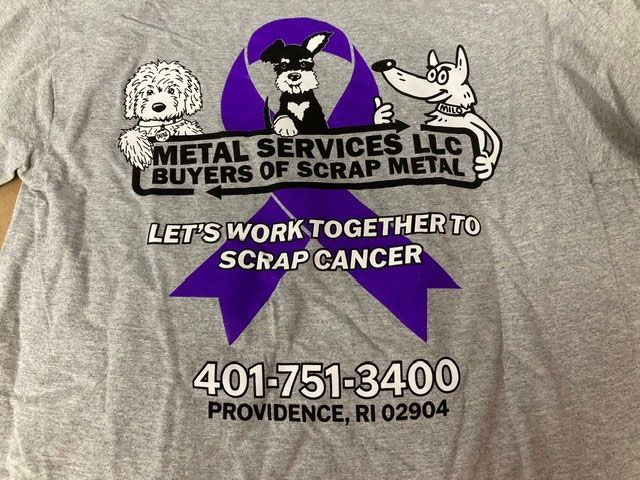metal services llc cancer awareness shirt